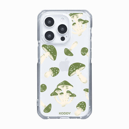 Green Mushrooms Phone Case-KODDY aesthetic iphone case UK
