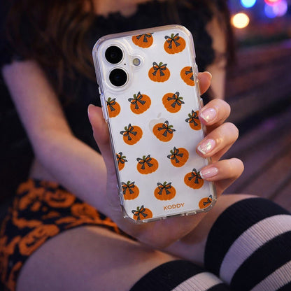 Halloween Pumpkin and Ribbon Phone Case - KODDY aesthetic iphone case UK