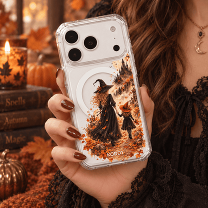 Halloween Witch & Little Witch Phone Case-KODDY aesthetic iphone case UK