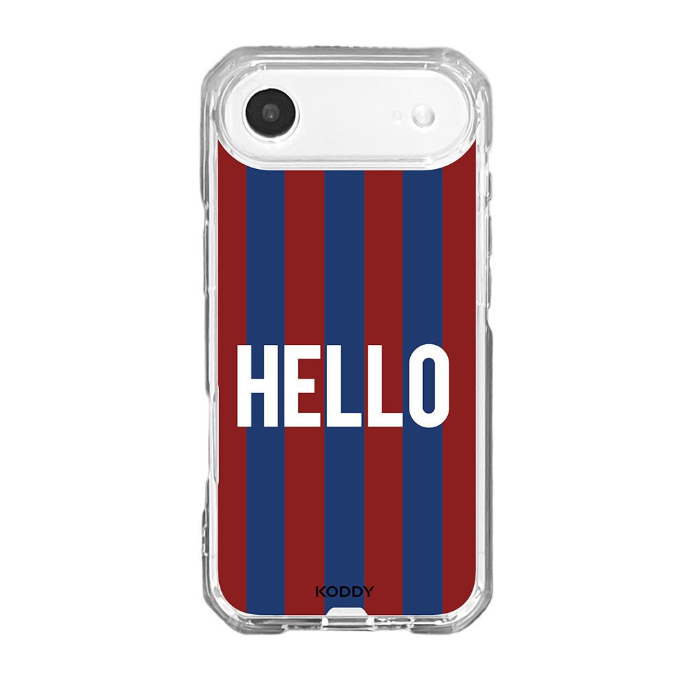 Hello Retro Stripe Phone Case-KODDY aesthetic iphone case UK