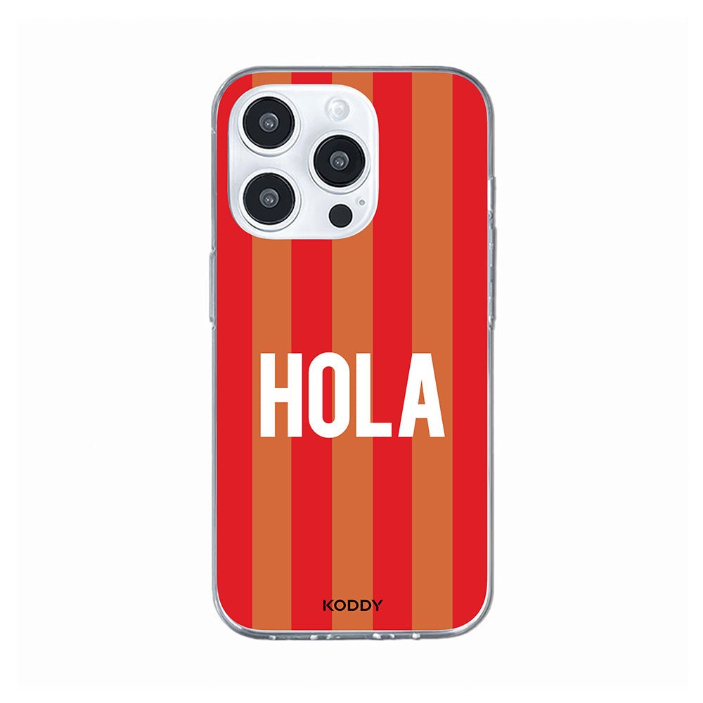 Hola Retro Stripe Phone Case-KODDY aesthetic iphone case UK