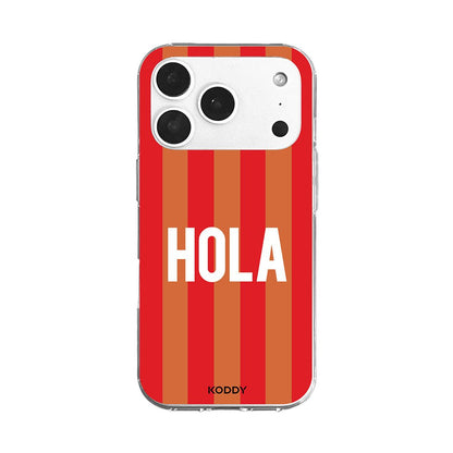 Hola Retro Stripe Phone Case-KODDY aesthetic iphone case UK