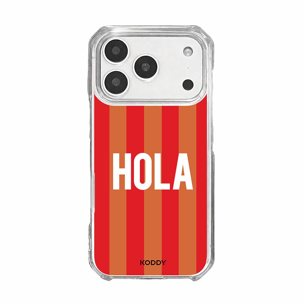 Hola Retro Stripe Phone Case-KODDY aesthetic iphone case UK