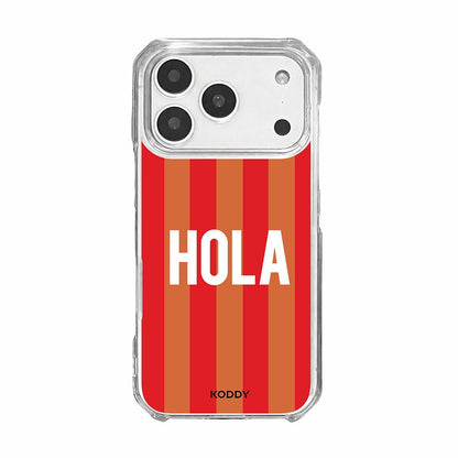 Hola Retro Stripe Phone Case-KODDY aesthetic iphone case UK
