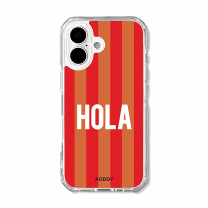 Hola Retro Stripe Phone Case-KODDY aesthetic iphone case UK