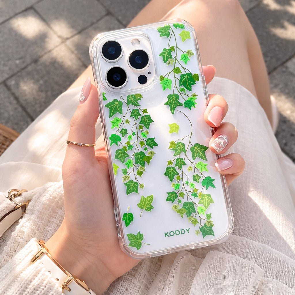 Ivy Vine Clear Phone Case - KODDY