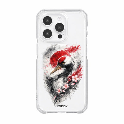 Japanese Sakura Crane Phone Case-KODDY aesthetic iphone case UK