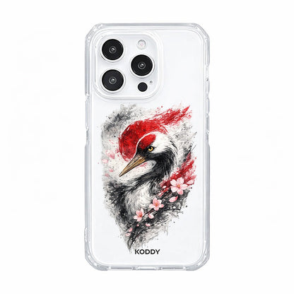 Japanese Sakura Crane Phone Case-KODDY aesthetic iphone case UK