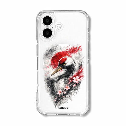 Japanese Sakura Crane Phone Case-KODDY aesthetic iphone case UK
