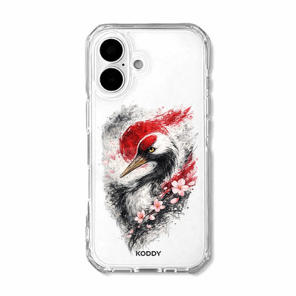 Japanese Sakura Crane Phone Case-KODDY aesthetic iphone case UK