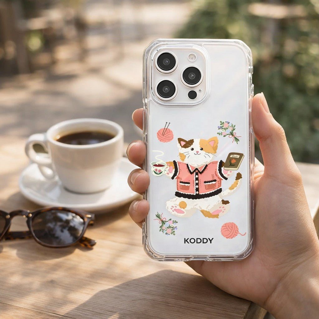 KODDY's Cute Calio Cat Phone Case-KODDY aesthetic iphone case UK