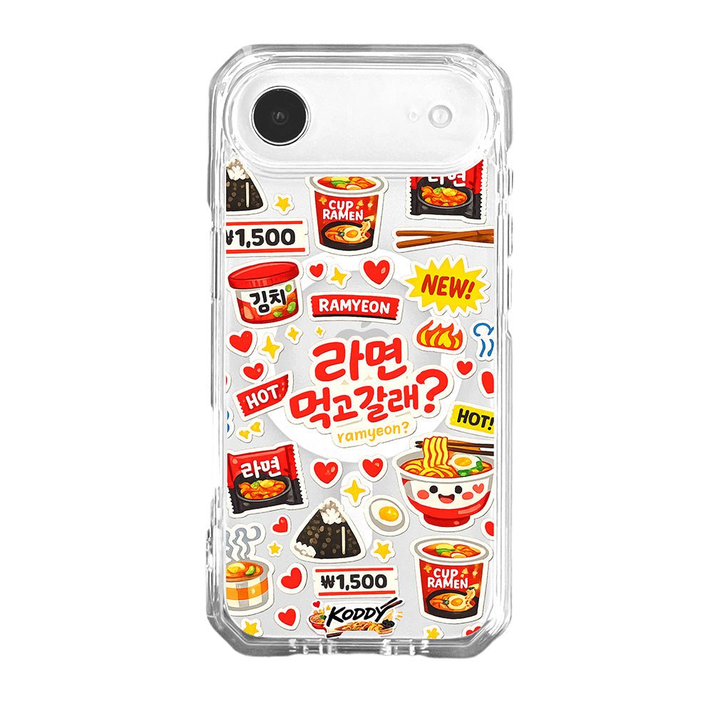 Korean Cute K - Convenience Store Style Ramyeon Sticker Phone Case - KODDY