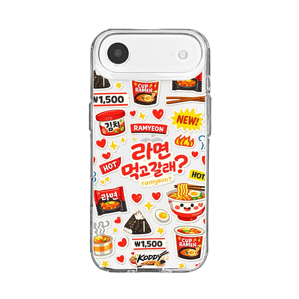 Korean Cute K - Convenience Store Style Ramyeon Sticker Phone Case - KODDY