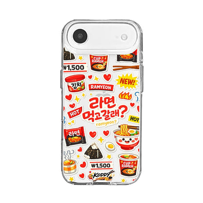 Korean Cute K - Convenience Store Style Ramyeon Sticker Phone Case - KODDY