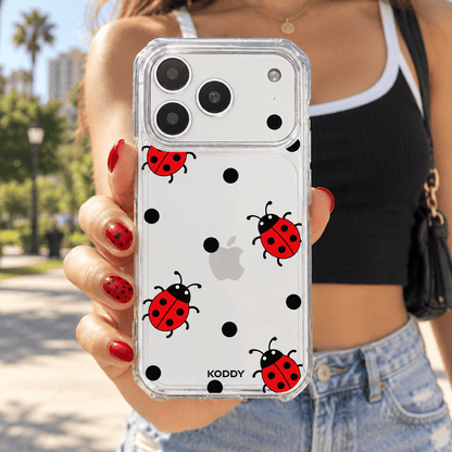 Ladybird Polka Dot Aesthetic Phone Case-KODDY aesthetic iphone case UK