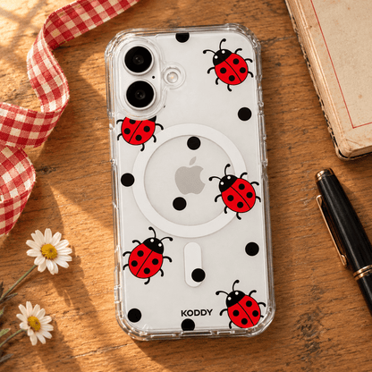 Ladybird Polka Dot Aesthetic Phone Case-KODDY aesthetic iphone case UK