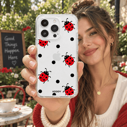Ladybird Polka Dot Aesthetic Phone Case-KODDY aesthetic iphone case UK