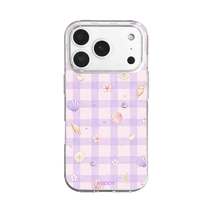 Lavender Gingham Beach Phone Case