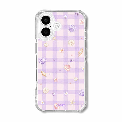 Lavender Gingham Beach Phone Case