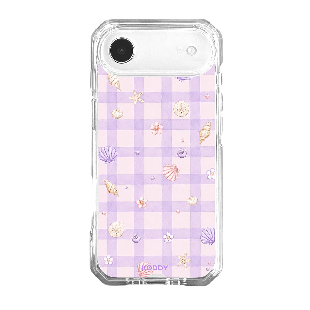 Lavender Gingham Beach Phone Case