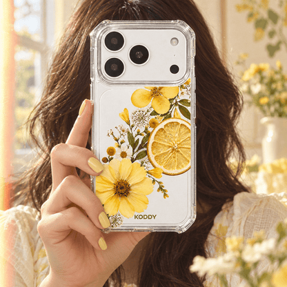 Lemon Floral Aesthetic Phone Case-KODDY aesthetic iphone case UK