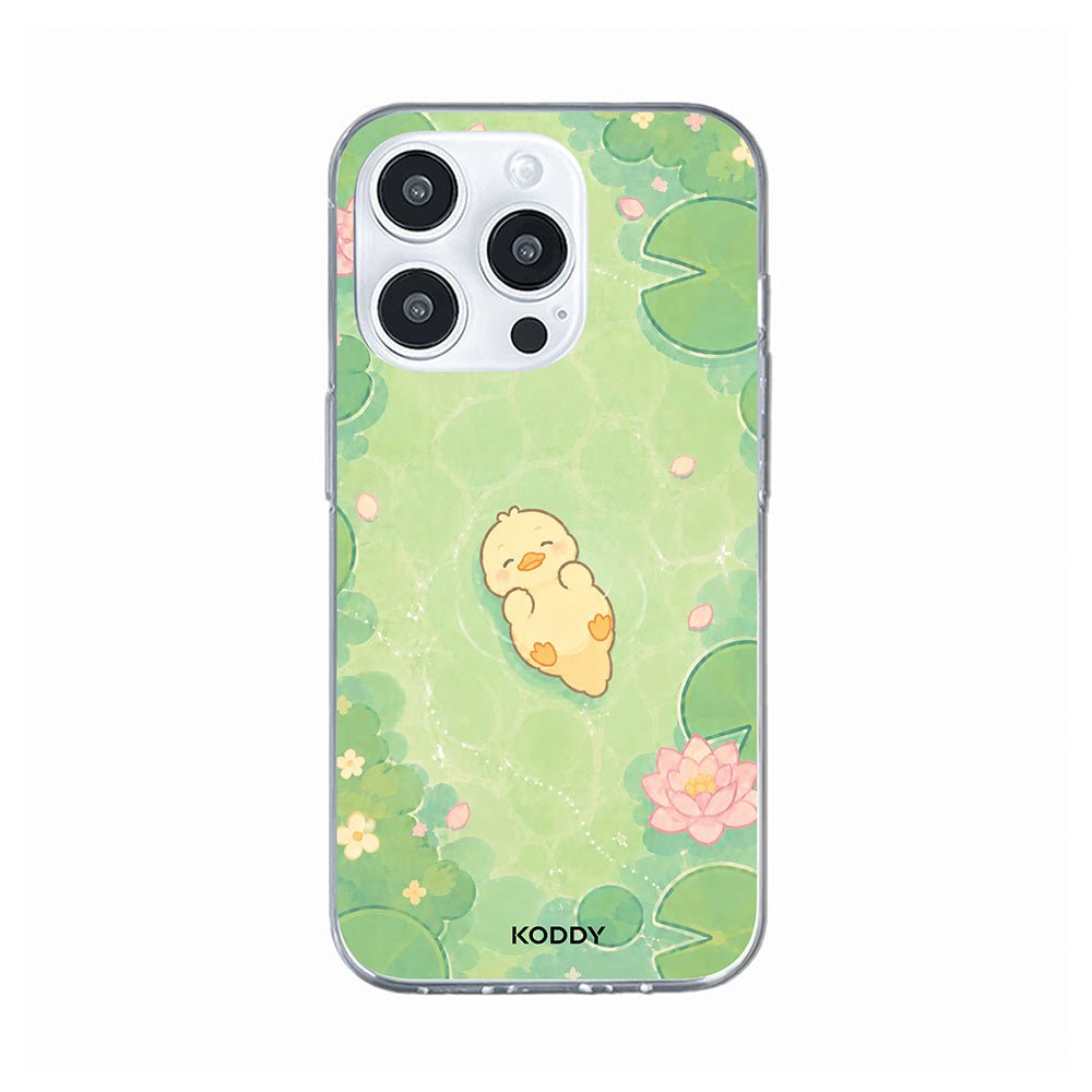Little Duck Lily Pond Phone Case-KODDY aesthetic iphone case UK