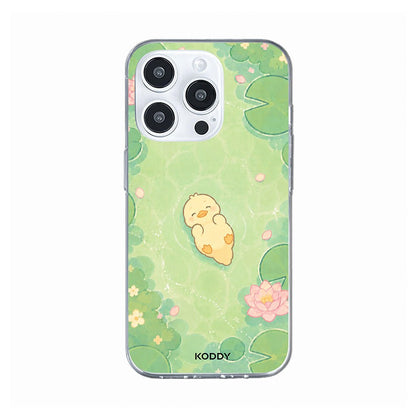 Little Duck Lily Pond Phone Case-KODDY aesthetic iphone case UK