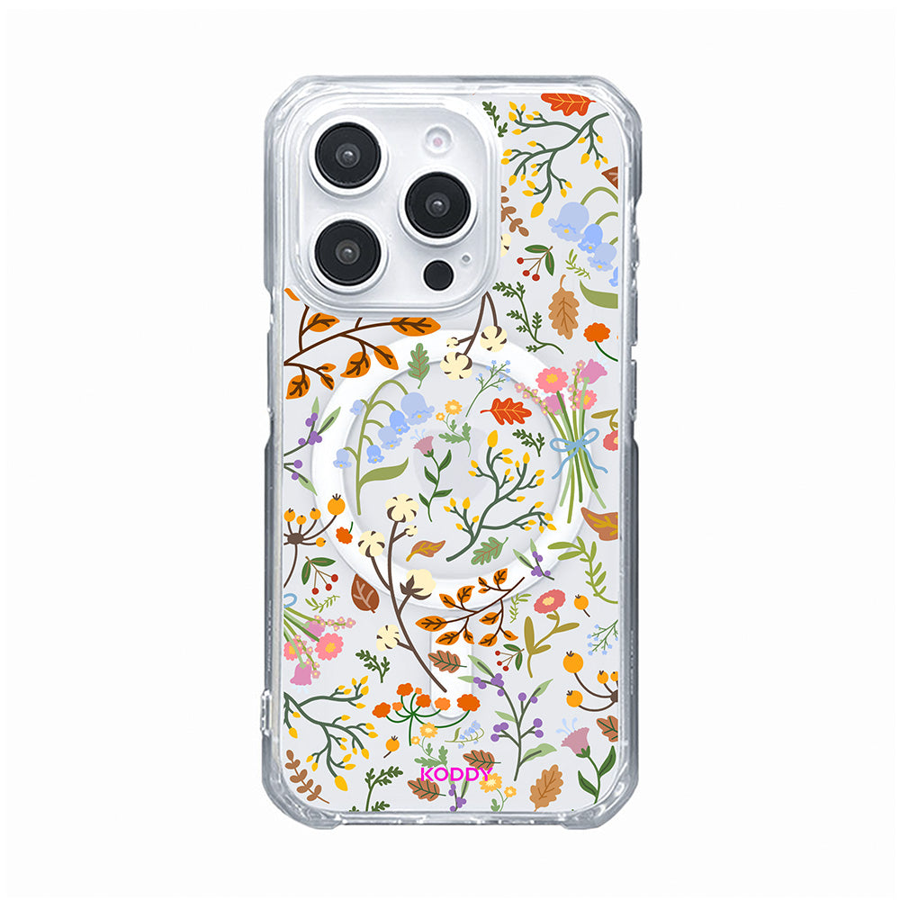 Stylish Autumn Flowers Phone Case