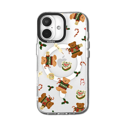 Merry Christmas Bears iPhone Case