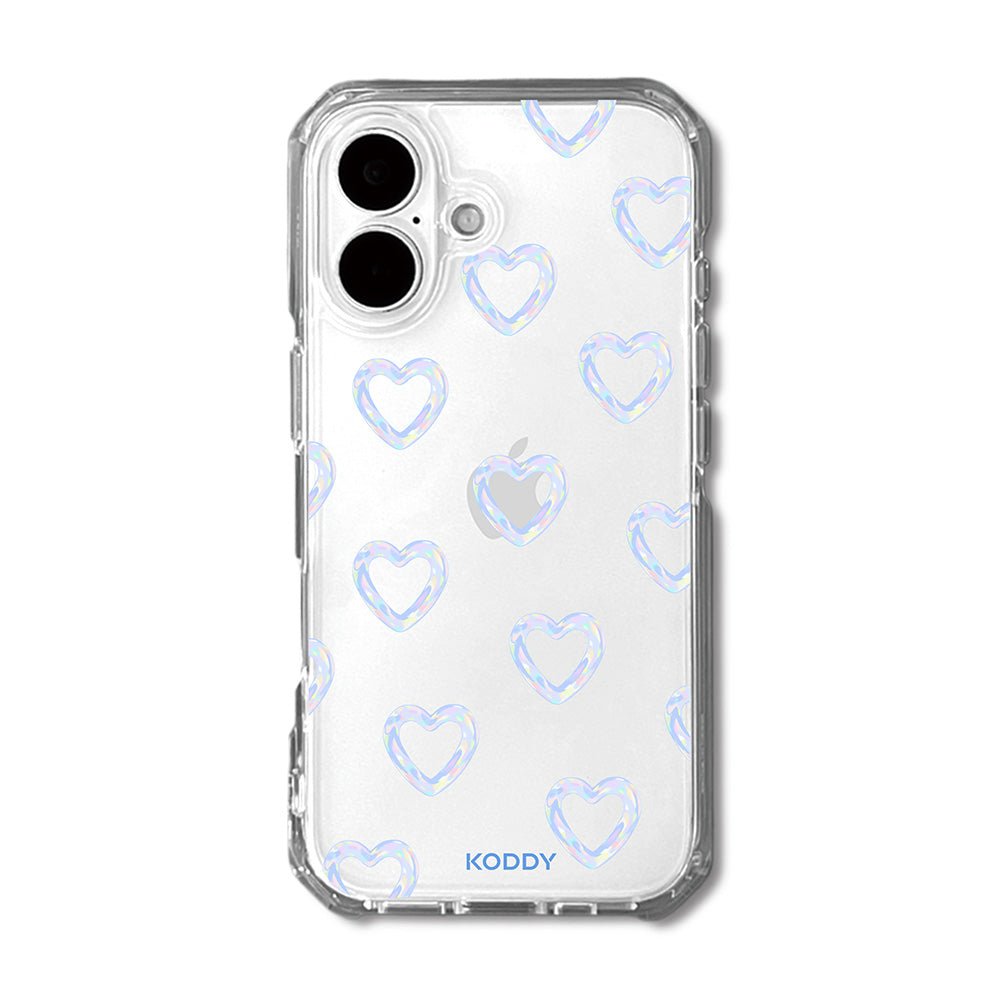 Mini Blue Bubble Hearts Phone Case - KODDY