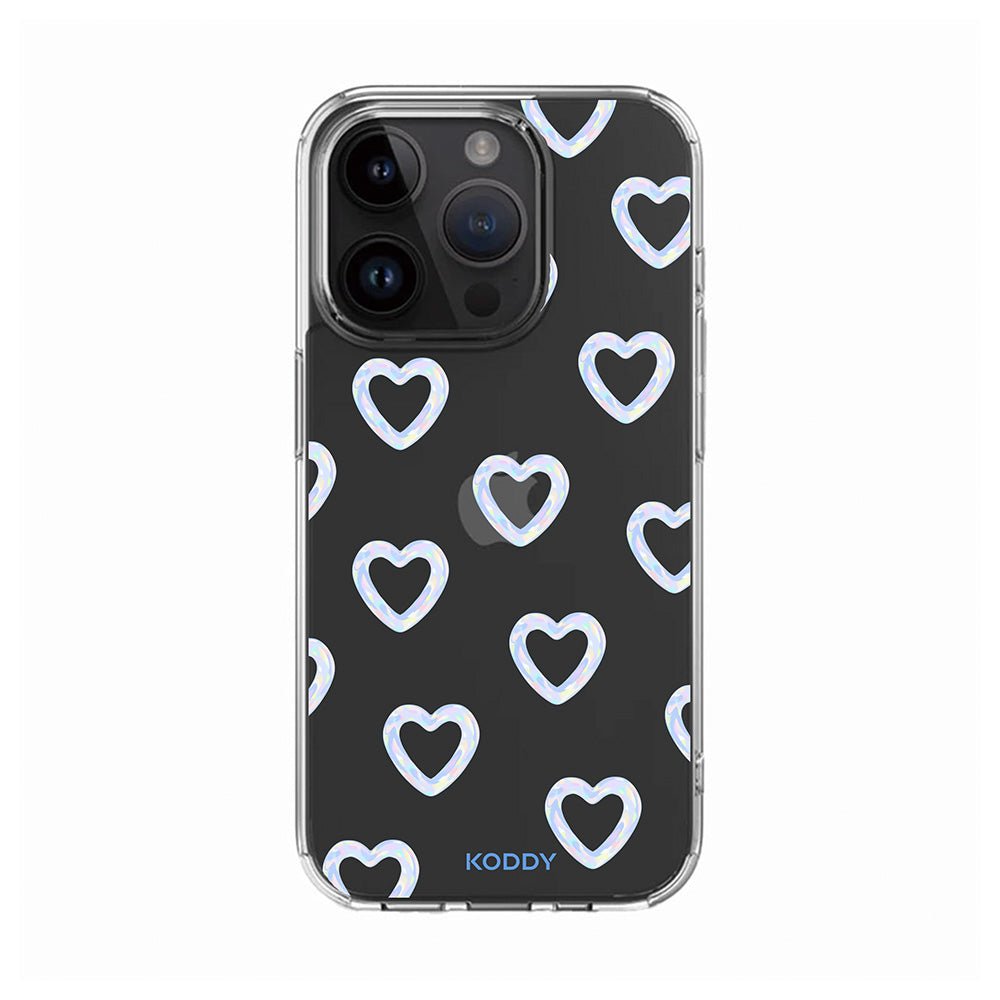 Mini Blue Bubble Hearts Phone Case - KODDY