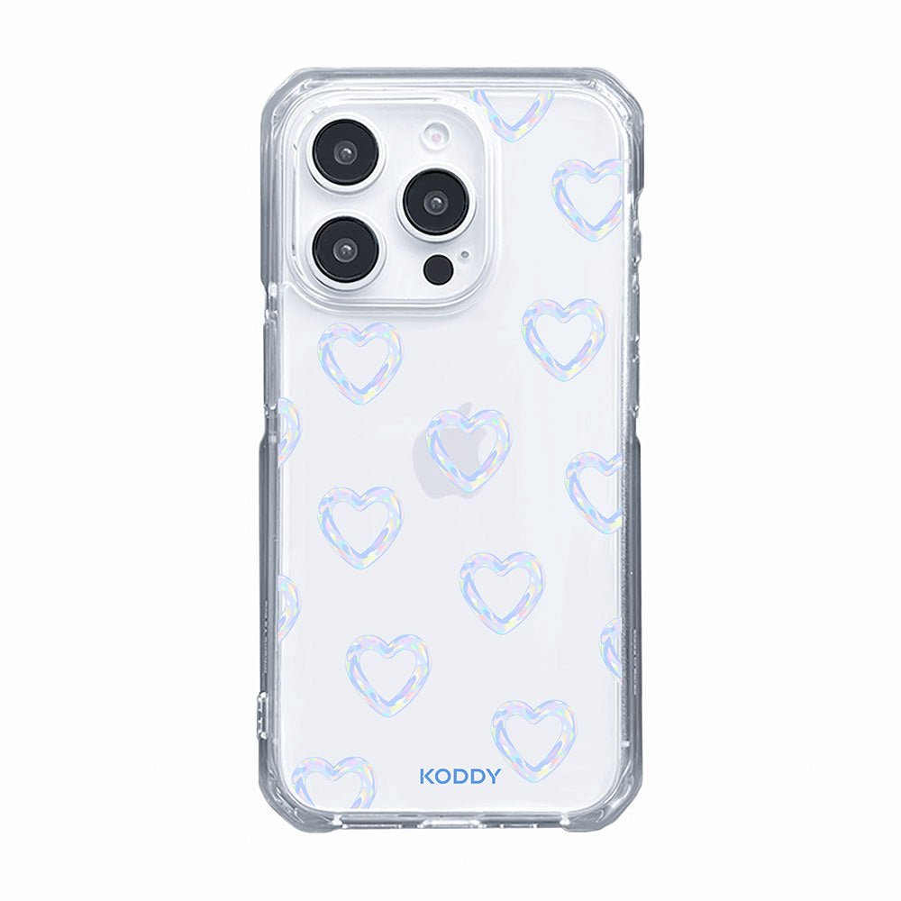 Mini Blue Bubble Hearts Phone Case - KODDY