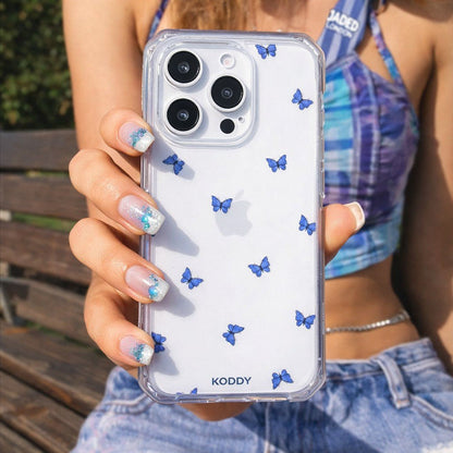 Mini Blue Butterflies Phone Case - KODDY aesthetic iphone case UK