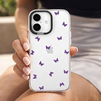 Mini Purple Butterflies iPhone Case - KODDY aesthetic iphone case UK