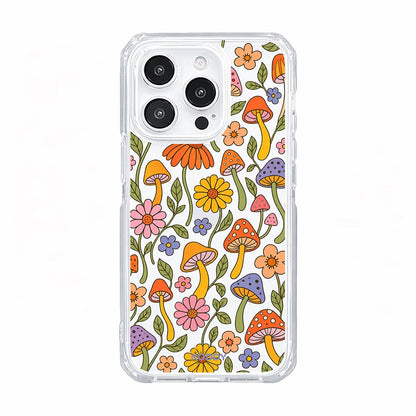 Mushroom & Floral Aesthetic Phone Case