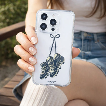 Navy Football Trainers Phone Case - KODDY aesthetic iphone case UK