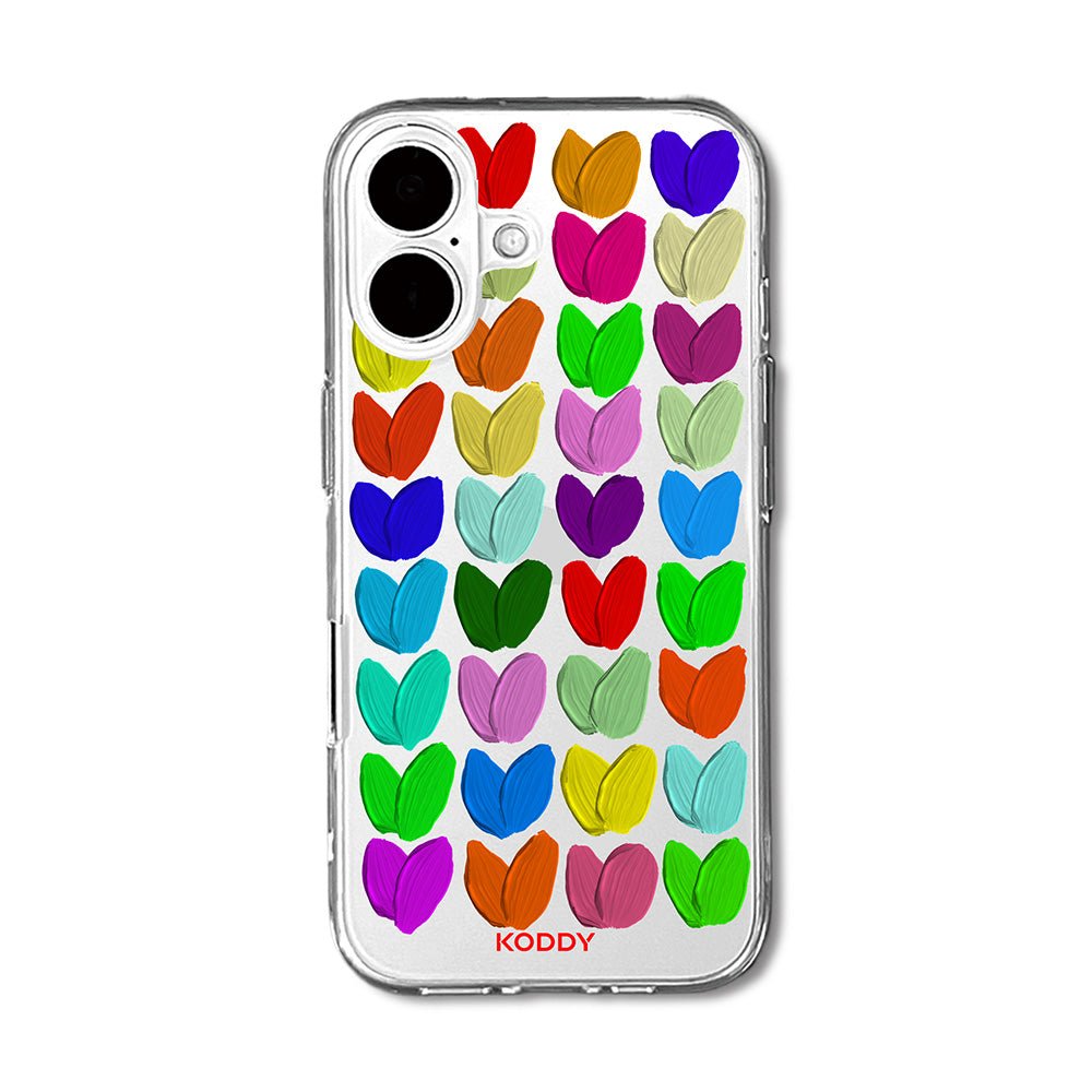 Oil Painted Hearts Phone Case - KODDY