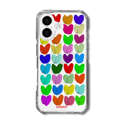 Oil Painted Hearts Phone Case - KODDY