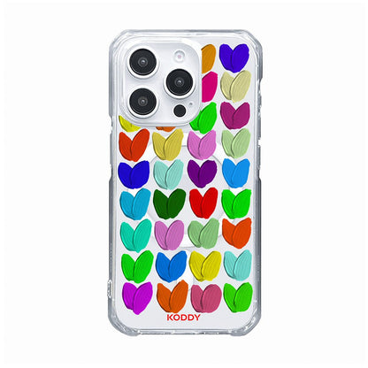 Oil Painted Hearts Phone Case - KODDY