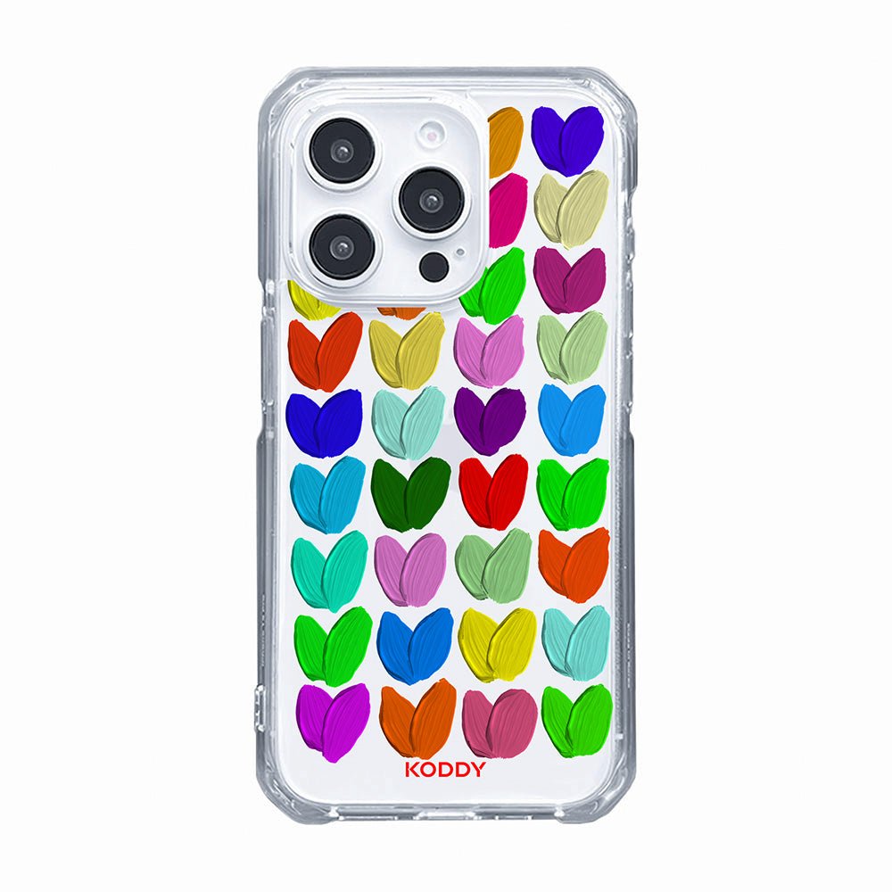 Oil Painted Hearts Phone Case - KODDY