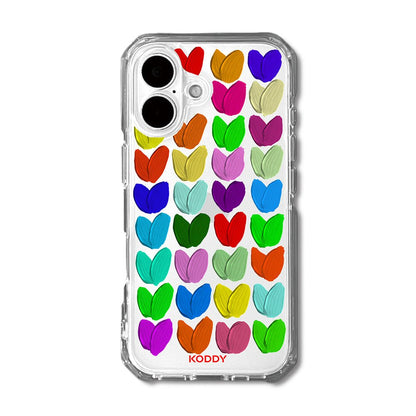 Oil Painted Hearts Phone Case - KODDY