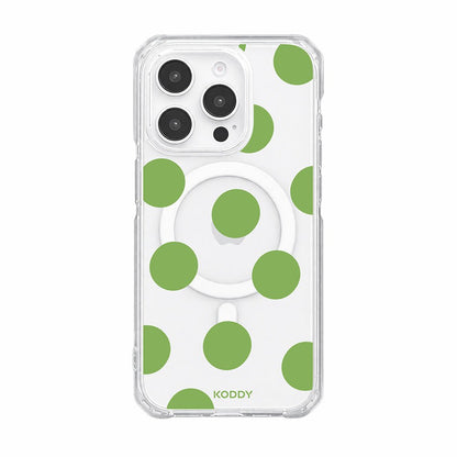 Olive Green Big Polka Dot Phone Case