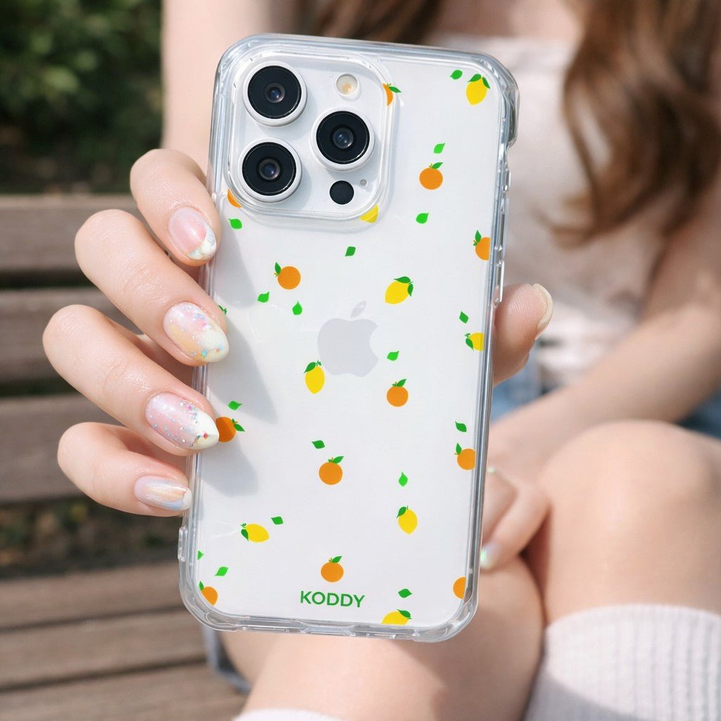 Orange and Lemon Joy Phone Case - KODDY aesthetic iphone case UK