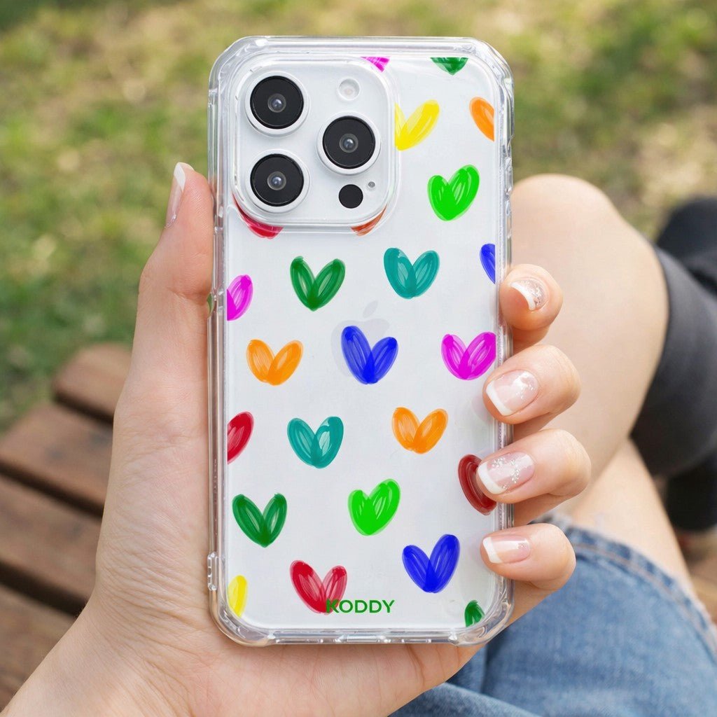 Painted with Heart Phone Case - KODDY aesthetic iphone case UK
