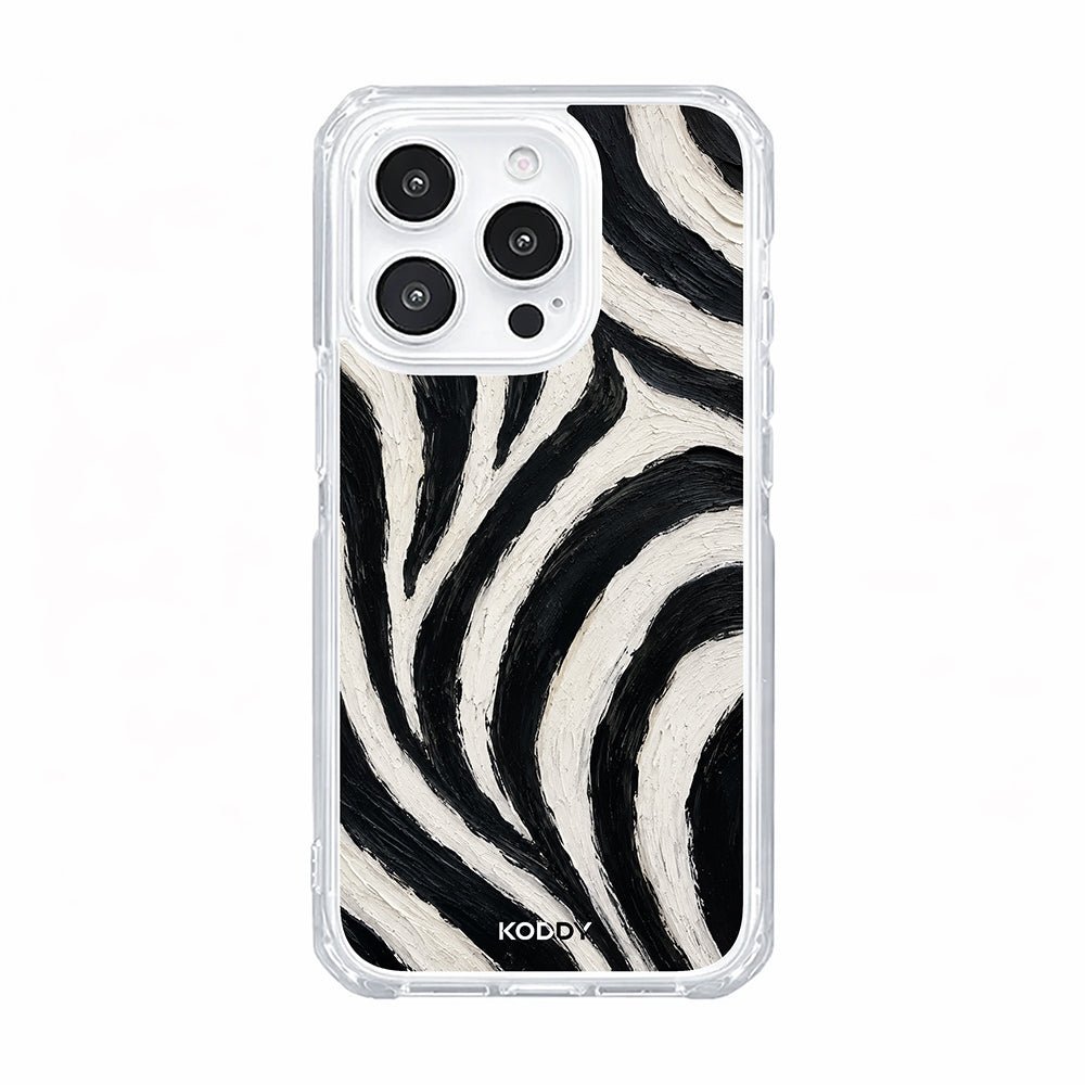 Painted Zebra Print Phone Case