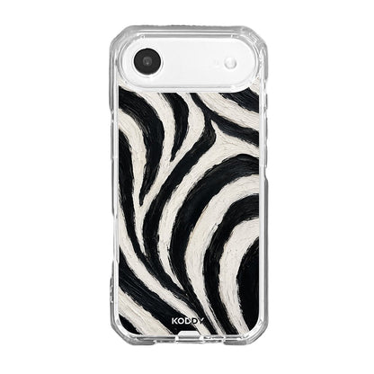 Painted Zebra Print Phone Case