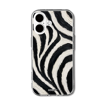 Painted Zebra Print Phone Case