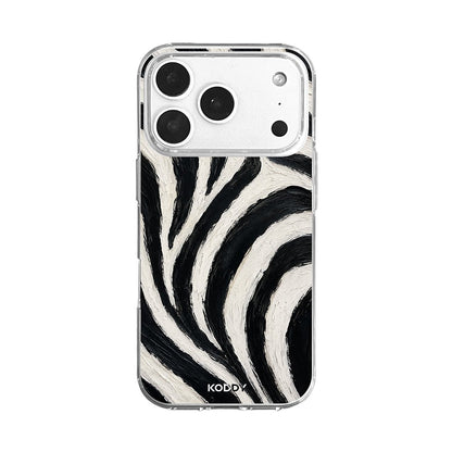 Painted Zebra Print Phone Case