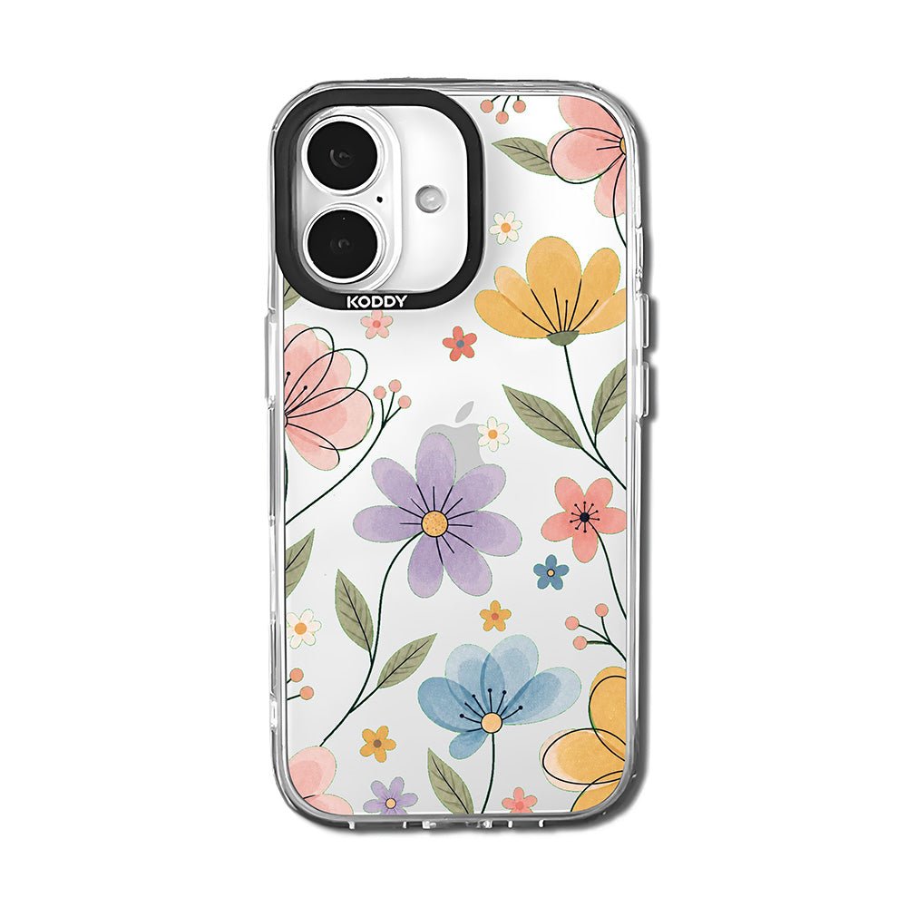 Pastel Daisy Floral Garden iPhone Case