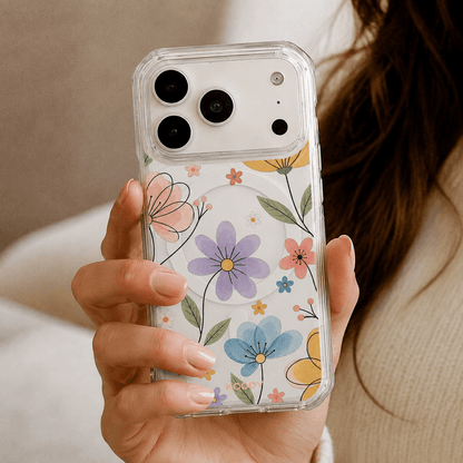 Pastel Daisy Floral Garden Phone Case-KODDY aesthetic iphone case UK